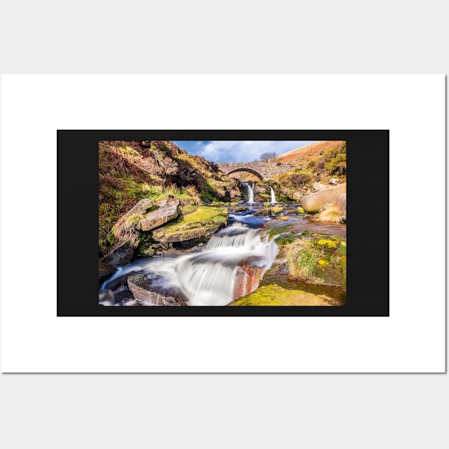 Three Shires Bridge, Peak District Wall Art by geoffshoults